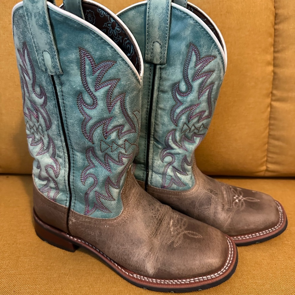 Ariat Cowboy Boots Turquoise 8